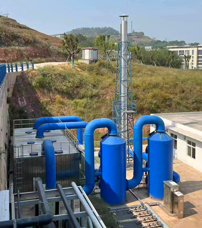 重慶涪陵製藥廠汙水處理站除臭工程（chéng）3